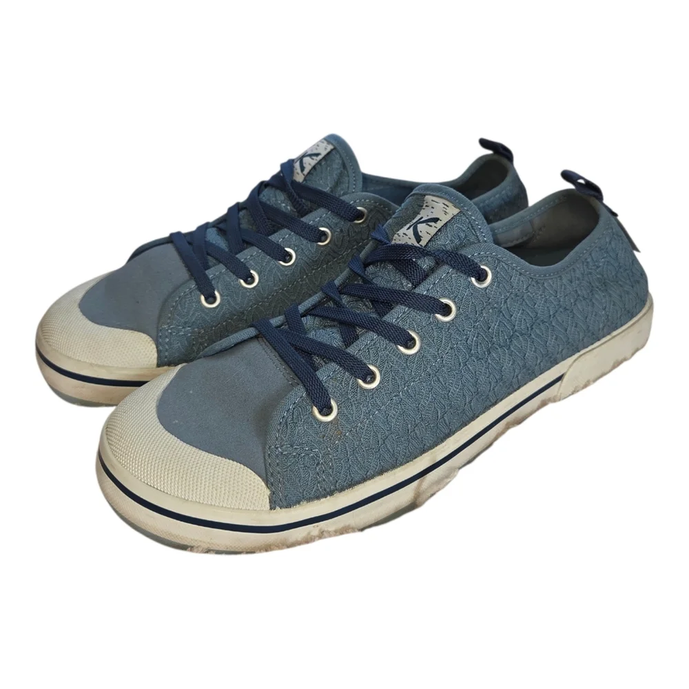 Keen Elsa Casual Blue Lace-Textured Sneakers 9.5 - Picture 2 of 12